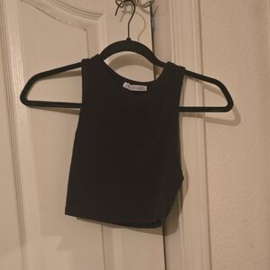 Zara Black Crop Top